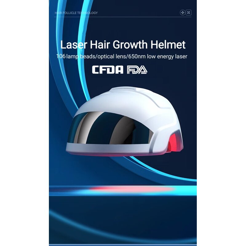 Laser Hair Growth Helmet - 655nm 850nm Infrared Scalp Care Hair Regrowth Cap
