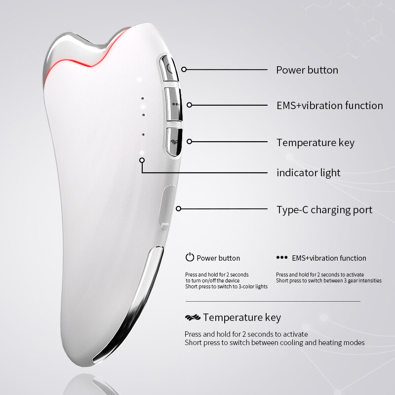 7 in 1 Derma Roller Kit - OstarRoller DermaStamp Jade Ice Roller Anti-Aging Tool
