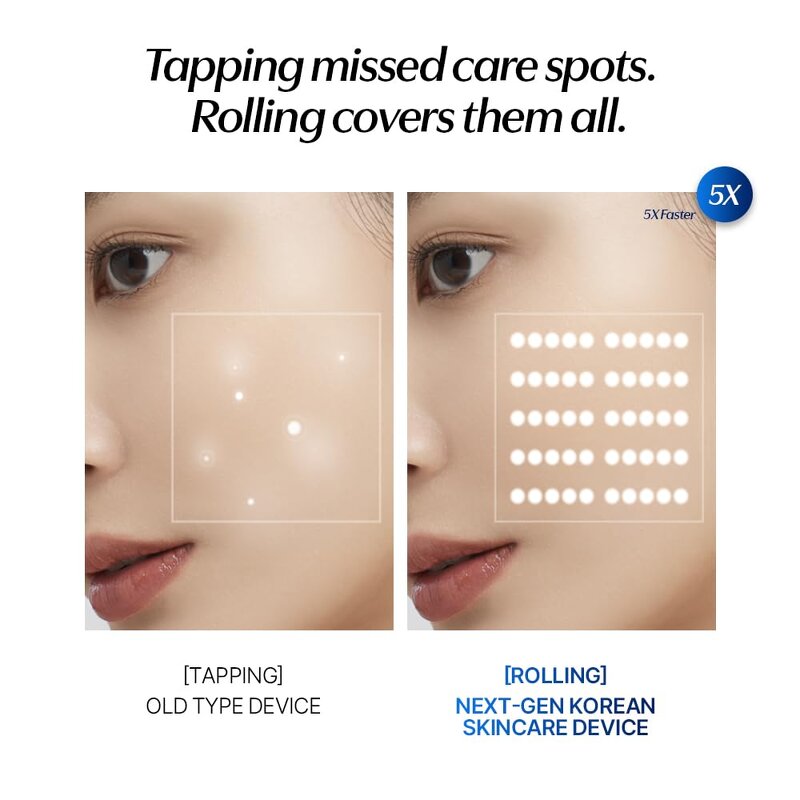 Titanium Derma Roller - 540 Needles Face Rejuvenation Beard Body Stretch Marks