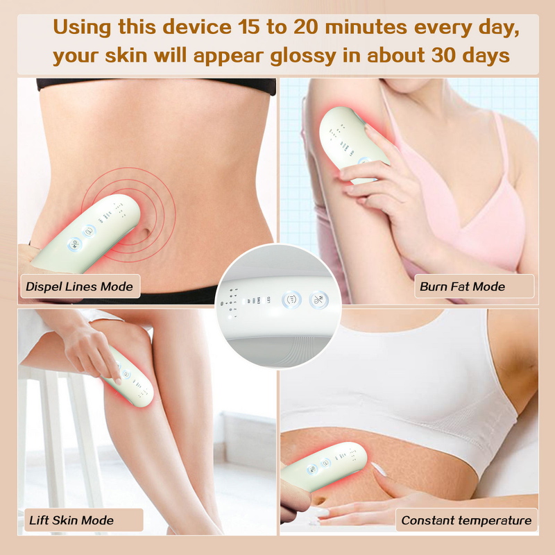 Laser Hair Growth Comb - Custom 655nm Red Light Vibration Serum Scalp Tool