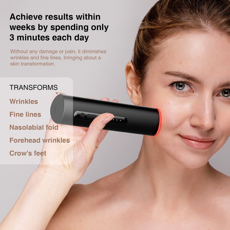 Derma Stamp Derma Roller - 3.0mm 140 PINS Face Lip Hair Growth Home Use Tool