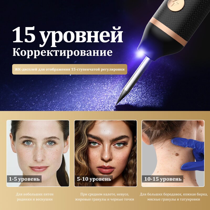 Auto Stamp Derma Pen - Anti-Flow Titanium 2 Battery Face Skin Application Tool