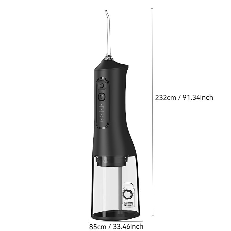 Cordless Water Flosser - IPX7 Waterproof 5 Nozzles Dental Teeth Cleaning Tool