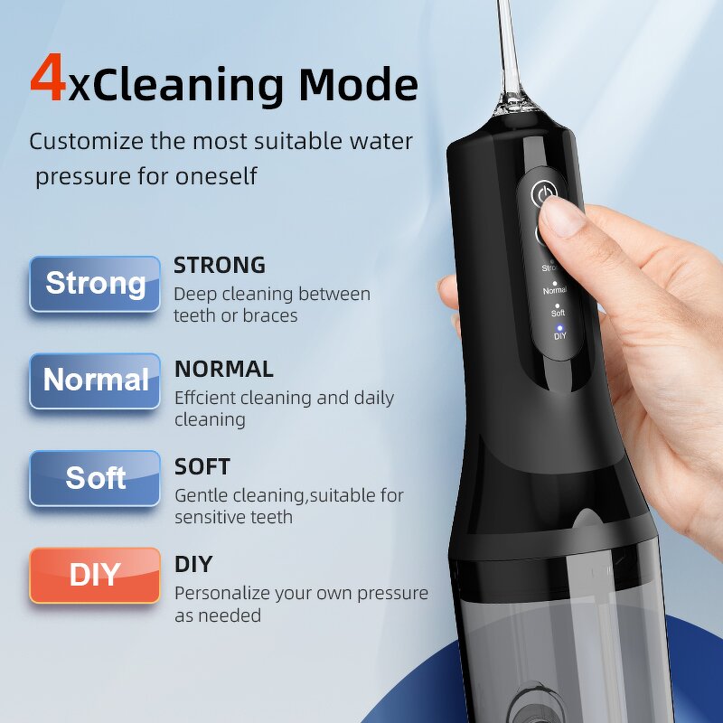 Electric Water Flosser - 240ml IPX7 Waterproof Professional Hotel Oral Irrigator