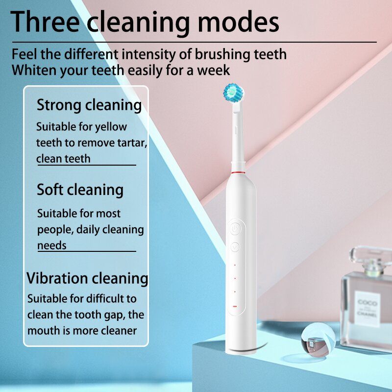Ultrasonic Electric Toothbrush - New OEM Rechargeable Adult Teeth Whitening Tool