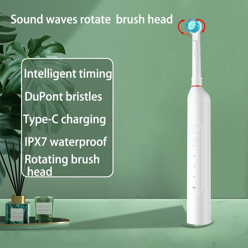 Ultrasonic Electric Toothbrush - New OEM Rechargeable Adult Teeth Whitening Tool