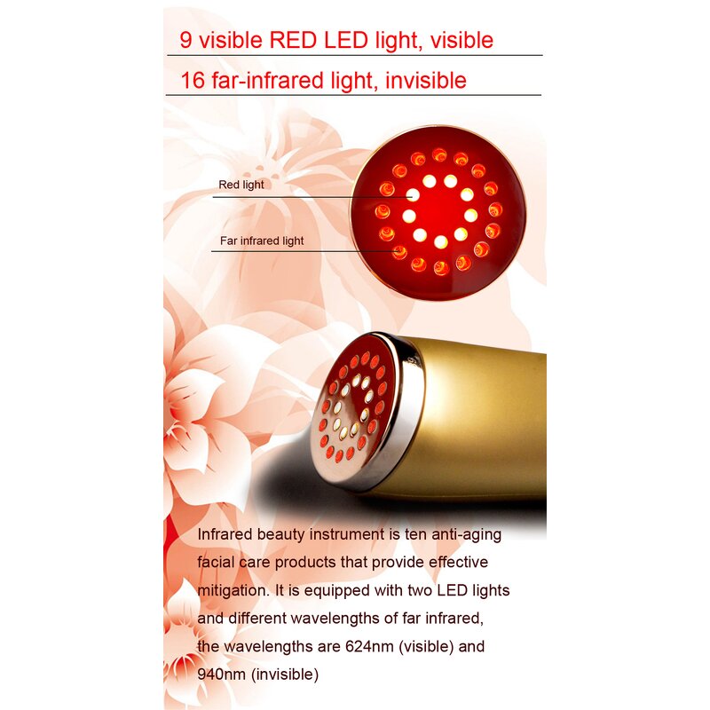 LED Light Therapy Device - 2022 Trending Facial Lifting Home Use Massage Machine