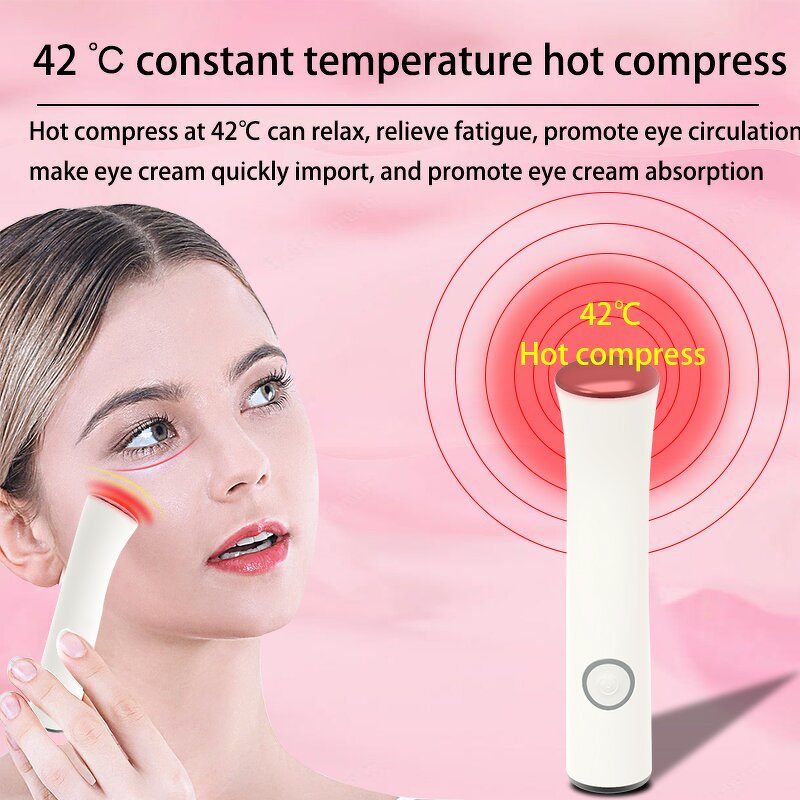 Red Light Therapy Massager - Factory Hot Compress Eye Face Skin Care Beauty Tool