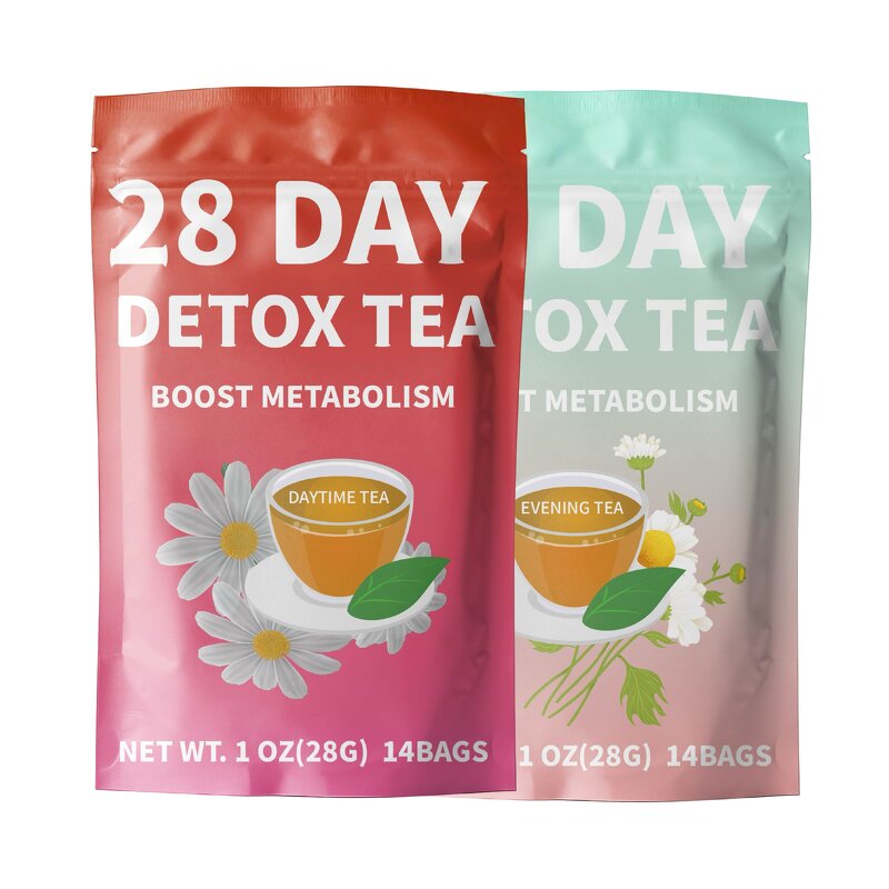 Slimming Detox Tea - Colon Cleanse Organic Green Flat Tummy Fat Burner Tool