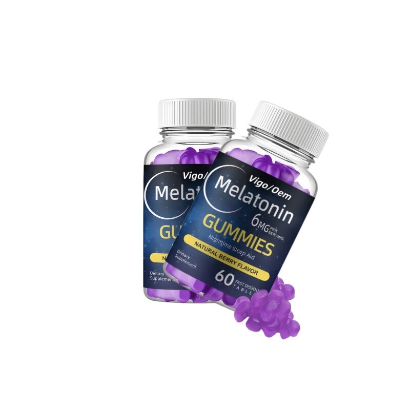 Melatonin Gummies - New Arrival Fruit Flavor Herbal Vegan Calming Sleep Supplement