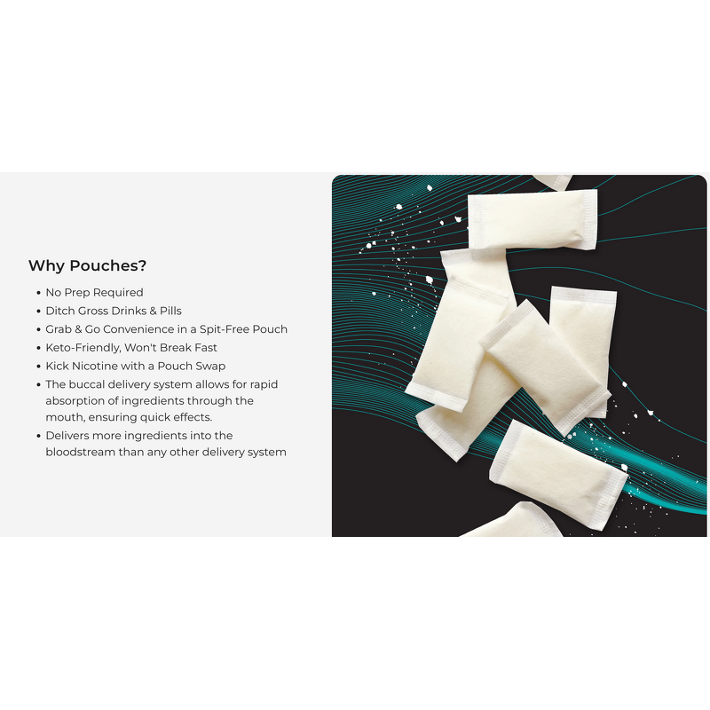 Caffeine Energy Pouches - Vigo OEM Private Label Nicotine Free Nootropic Focus