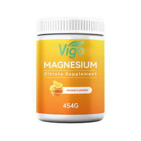 Magnesium Citrate Powder - Vigo Raspberry Lemon Flavor Drink Mix Supplement