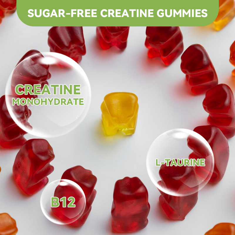 Creatine Gummies - Vigo Energy Monohydrate Pre-Workout Women Men Sports