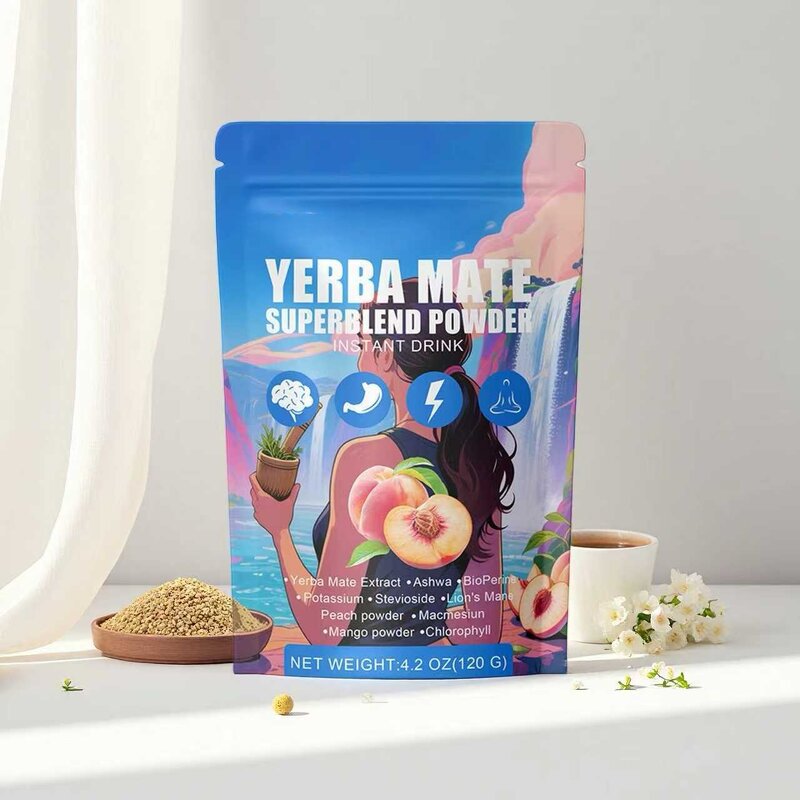 Yerba Mate Extract Powder - Vigo GMP Factory Gut Health Nootropics Tea Powder