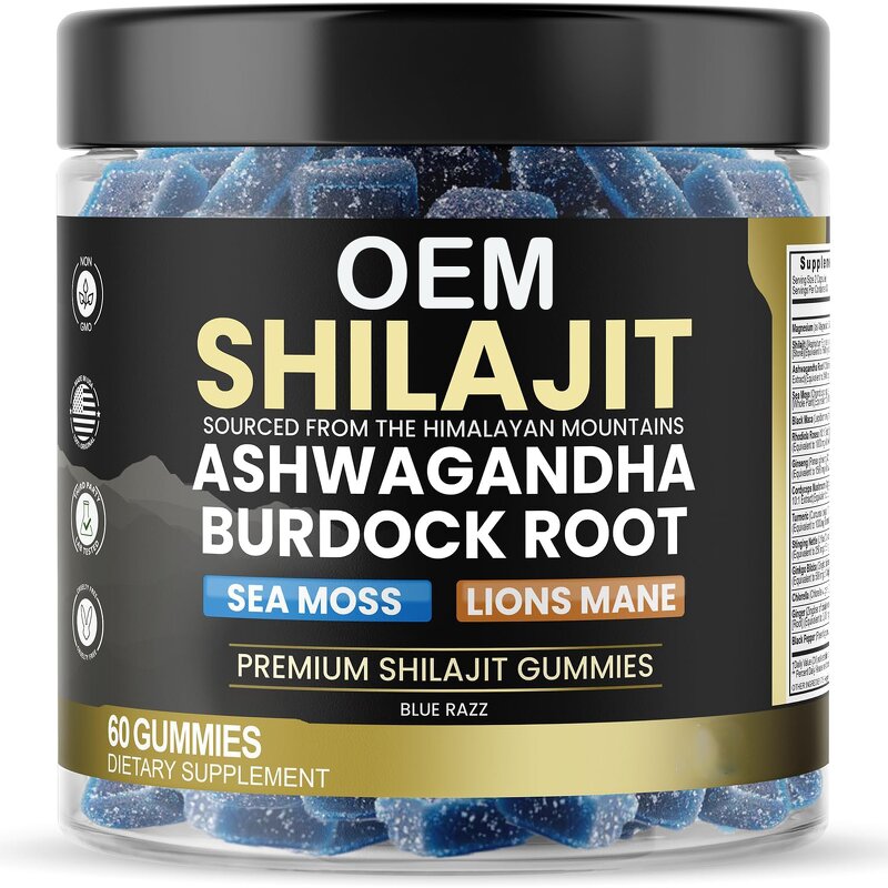 Sea Moss Gummies - Vigo Ashwagandha Burdock Root Lions Mane Shilajit