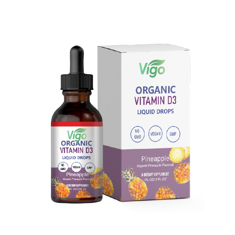 Vitamin D3 Liquid Drops - Vigo OEM Rapid Release 5000 IU Muscle Support