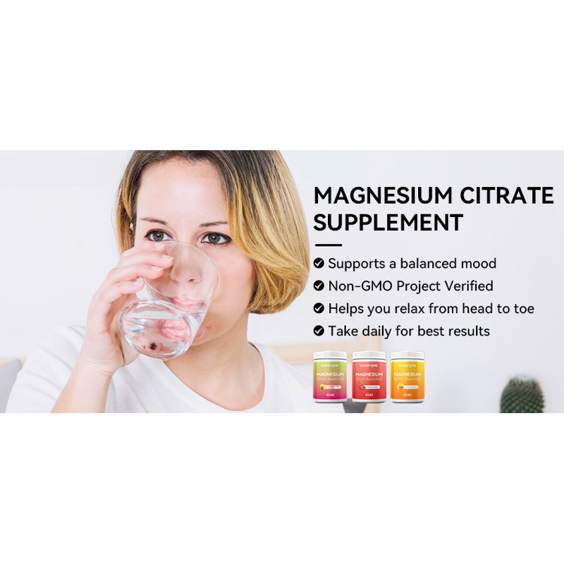 Magnesium Citrate Powder - Vigo Private Label Vegan Stress Nerve Release