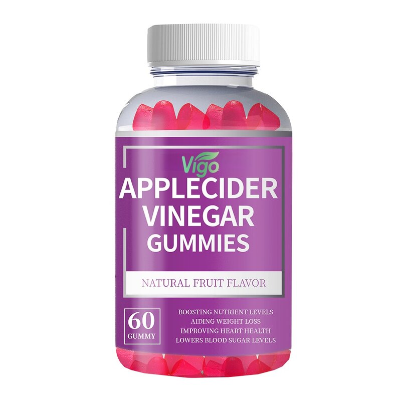 Apple Cider Vinegar Gummies - Vigo Improve Complexion Healthy Gut Supplement