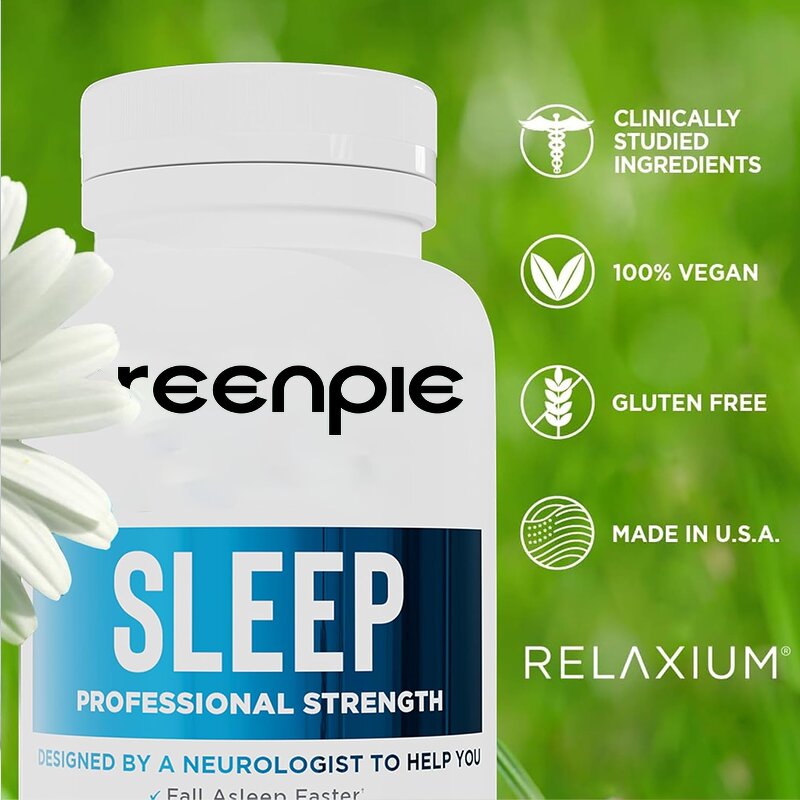 Melatonin Capsules - OEM Private Label Magnesium Natural Sleep Support Adults