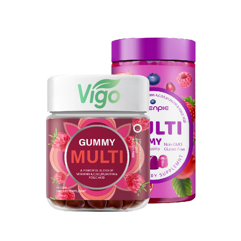 Multivitamin Gummies - Vigo Raspberry Flavor Essential Minerals Daily Candy