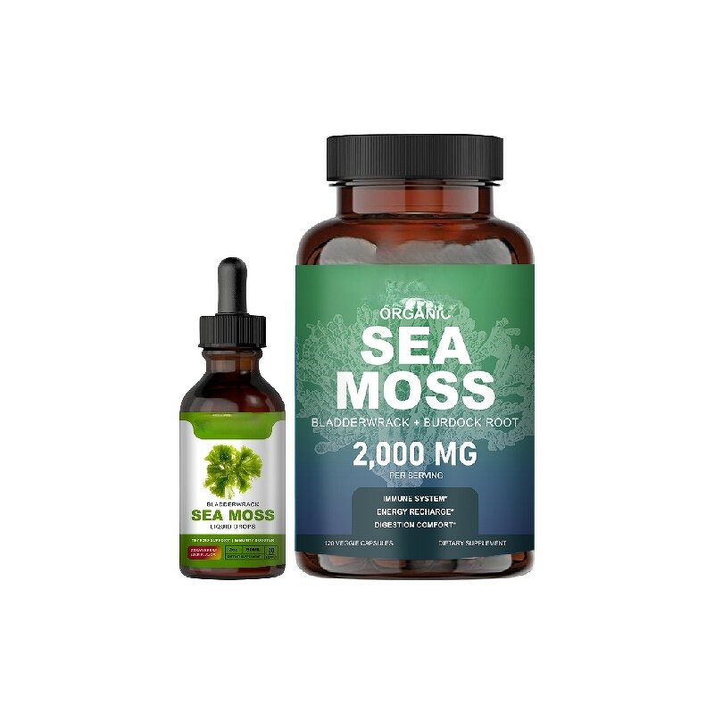 Sea Moss Drops - Vigo Private Label Black Bladderwrack Burdock Weight Loss