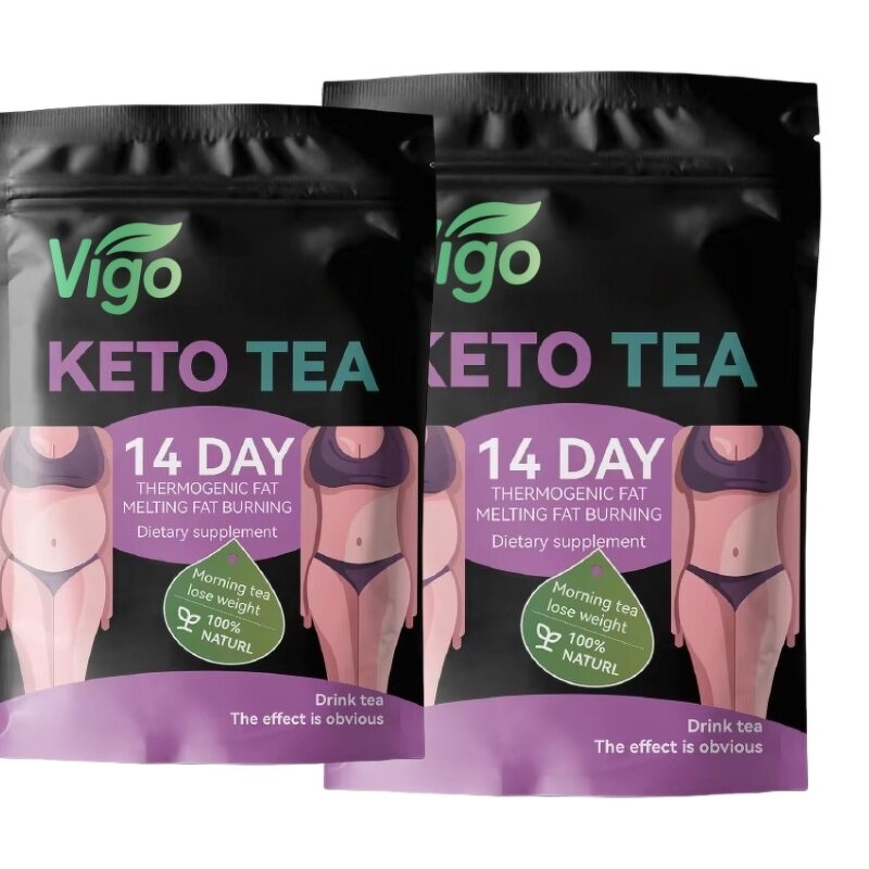 Slim Detox Tea Bags - Vigo Custom Print Plastic Green Packaging Private Label