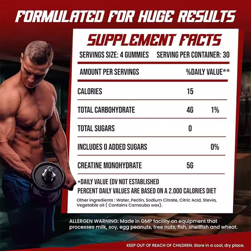 Creatine Monohydrate - Vigo Healthcare 300 Grams Pure Raw Sports Supplement