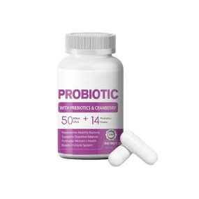 Cranberry Probiotic Capsules - Vigo Organic 50 Billion Digestive Immune