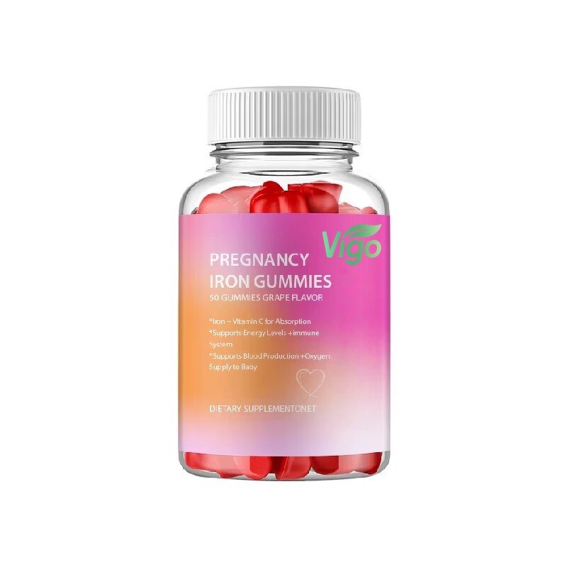 Prenatal Iron Gummies - Vigo Vitamin C Absorption Pregnancy Newborn Care