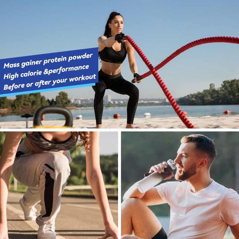 Whey Protein Powder - Vigo OEM Sports Nutrition Bulk Mass Gainer Gym Adults