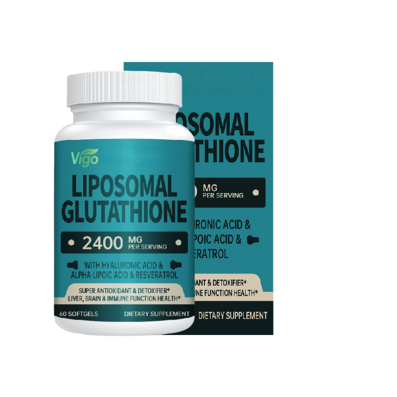 Glutathione Softgels - Vigo Active L-Glutathione Hyaluronic Acid Resveratrol