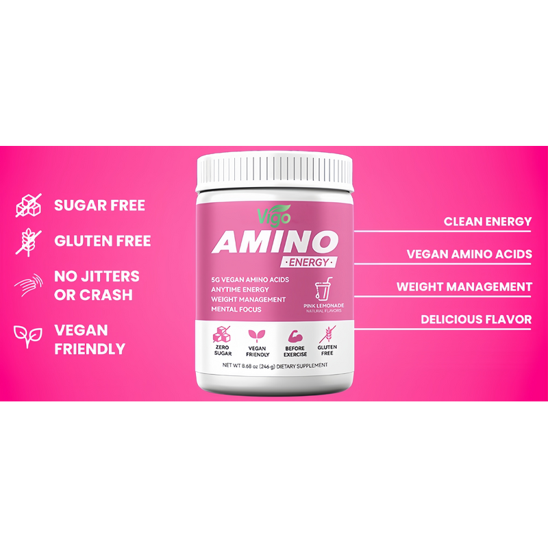 Creatine Pre Workout - Vigo Private Label OEM Energy BCAA Creatine Gummies