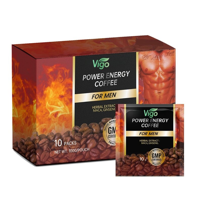 Maca Coffee Powder - Vigo Herbal Strong Man Power Aphrodisiac Tongkat Ali