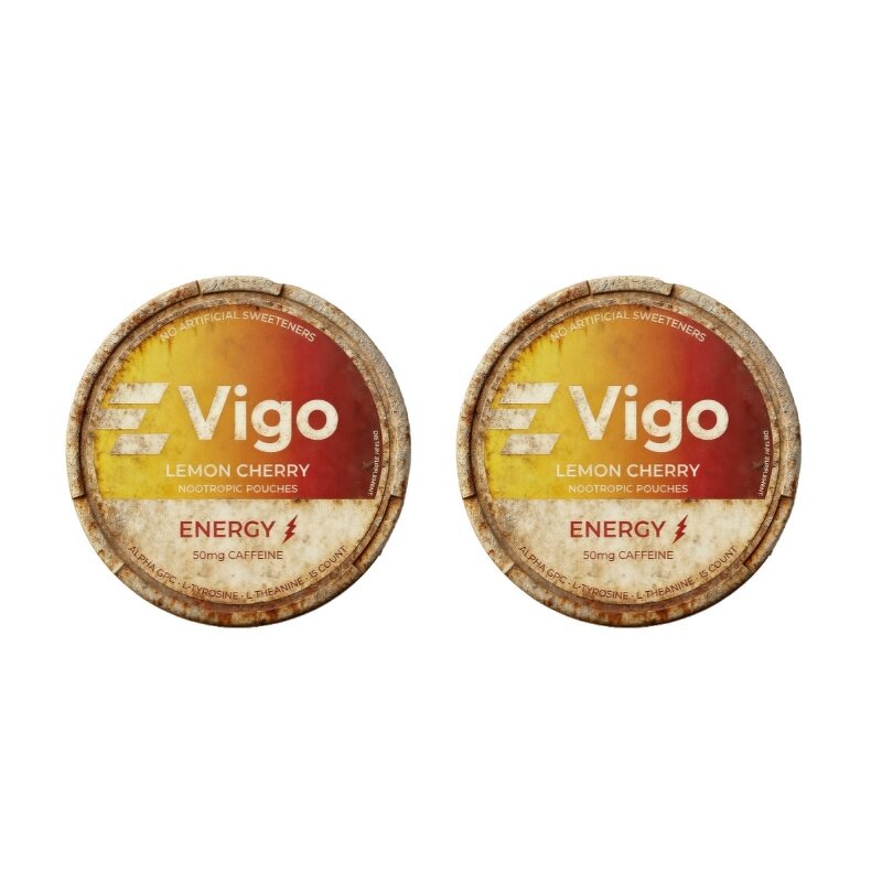 Oral Caffeine Pouches - Vigo 200mg Custom Nootropic Nicotine-free Energy Tool