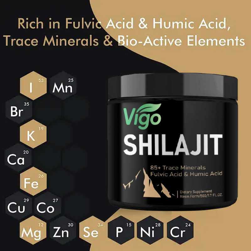 Shilajit Resin - Vigo GMP Sugar Free 85+ Trace Minerals Men Women