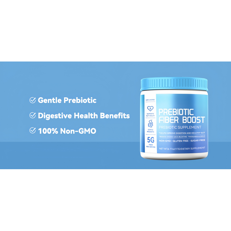 Soluble Fiber Powder - Vigo Prebiotic Fructooligosaccharides Gut Health Support