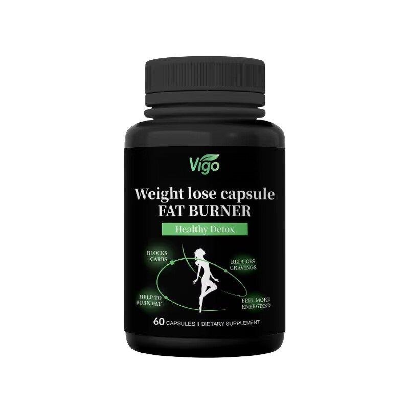 Fat Burner Capsules - Vigo Pure Natural Herbal Diet Supplement Fast Strong
