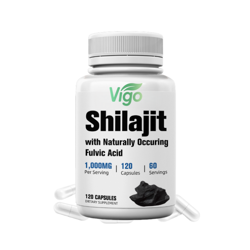 Shilajit Capsules - Vigo Pure Himalayan 85% Fulvic Acid 125 Servings