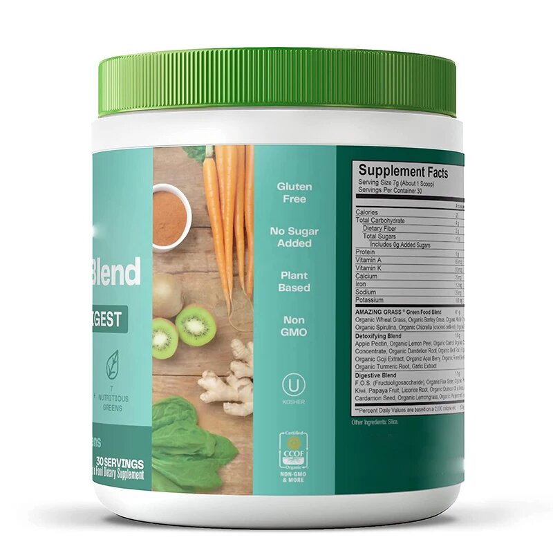 Superfood Greens Powder - Vigo Private Label Spirulina Chlorella Beet Root Detox