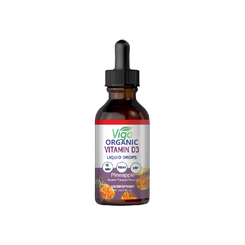 Vitamin D3 Liquid Drops - Vigo OEM Rapid Release 5000 IU Muscle Support