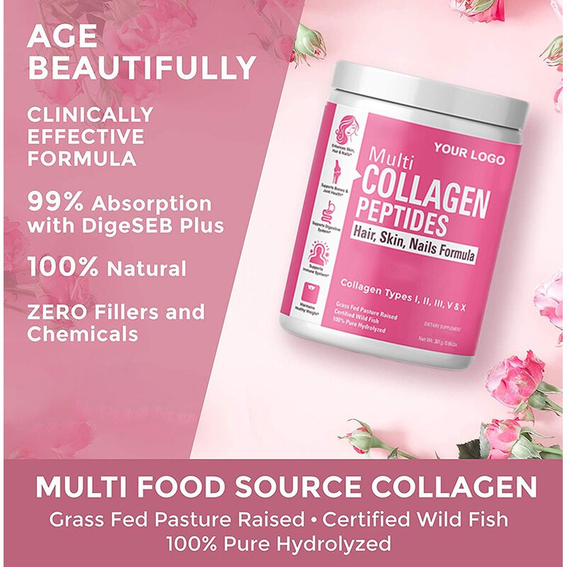 Collagen Peptides Powder - Vigo 2025 Organic Wild Fish Hydrolyzed Health Care