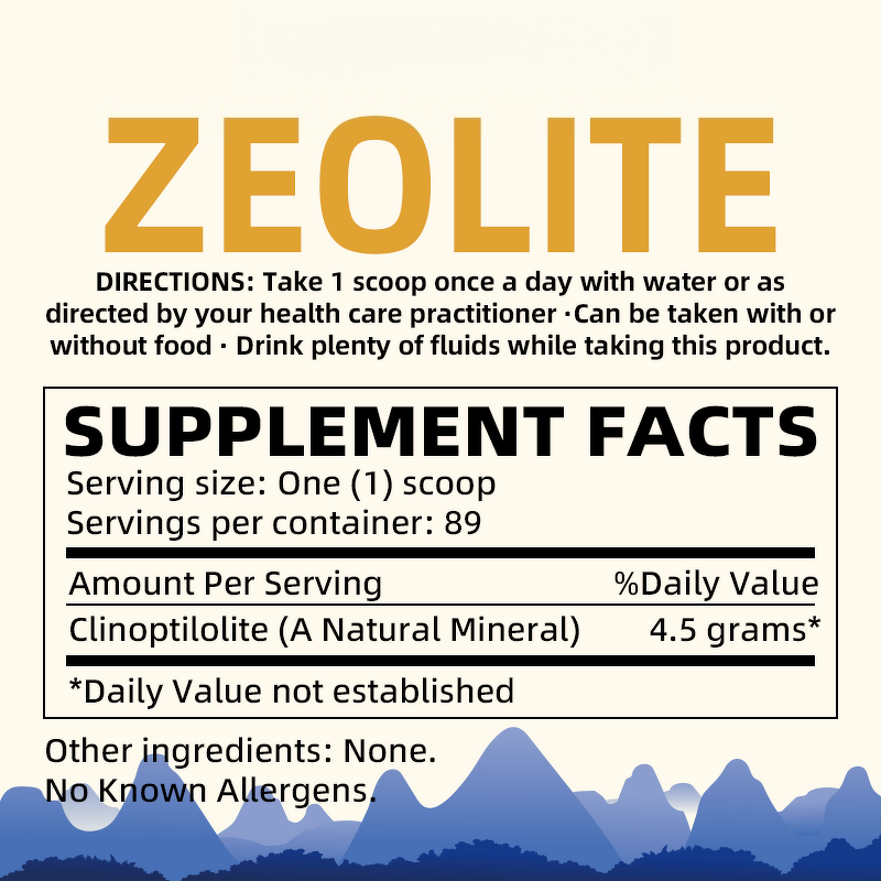 Zeolite Detox Powder - Vigo OEM ODM 350g Toxin Remover Full Body Juice