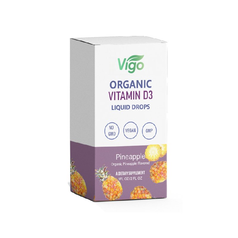 Vitamin D3 Liquid Drops - Vigo OEM Rapid Release 5000 IU Muscle Support