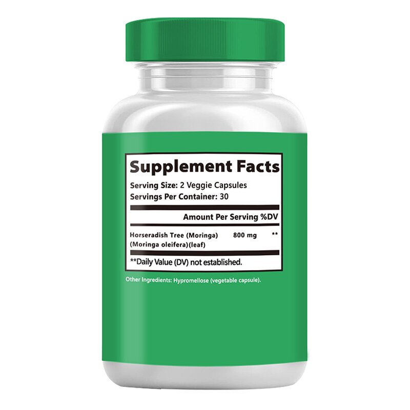 Moringa Capsules - Vigo OEM Sleep Support Immune Gut Health Vitamins Tool