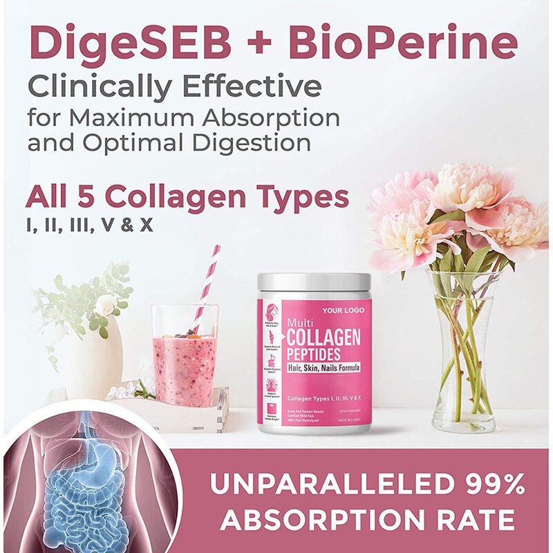 Collagen Peptides Powder - Vigo 2025 Organic Wild Fish Hydrolyzed Health Care