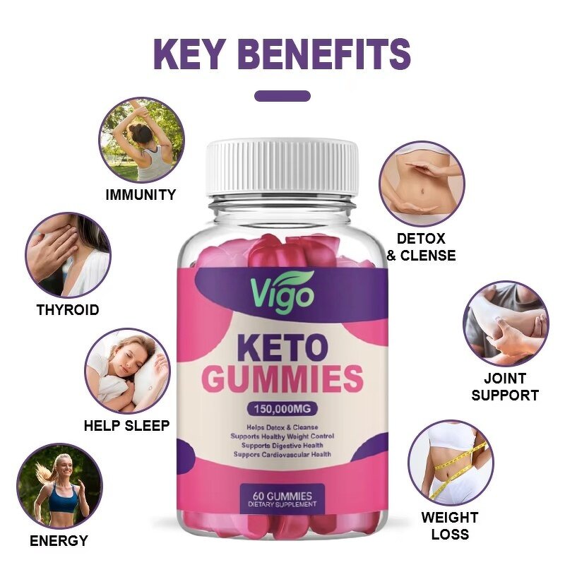 Keto Slimming Gummies - Vigo Private Label Metabolism Fat Burning Candy