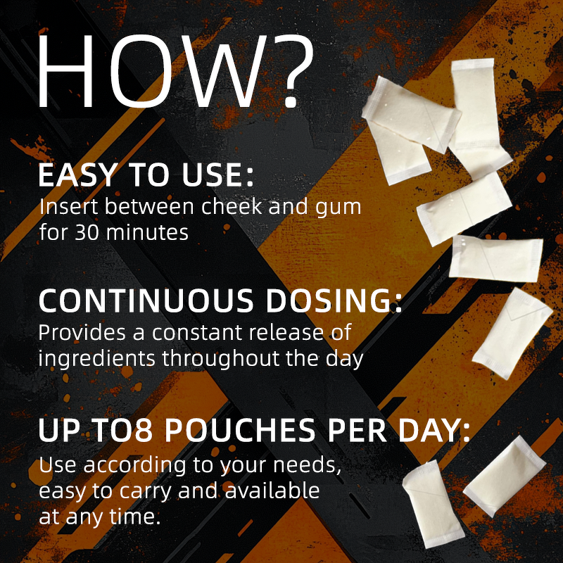 Alpha Nootropic Pouches - Vigo Custom Taurine L-Tyrosine ALPHA GPC Energy Tool