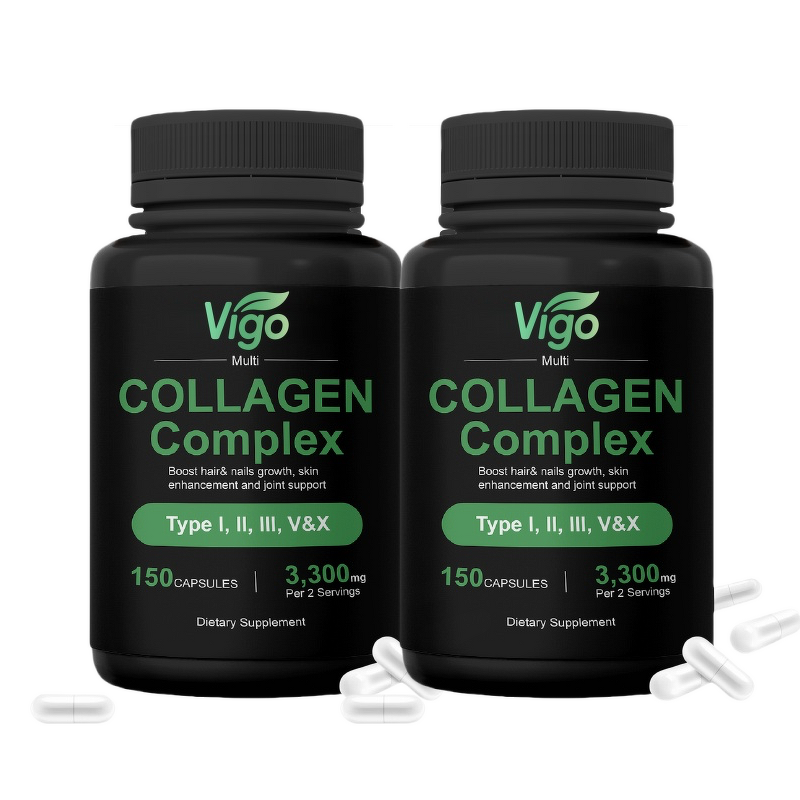 Collagen Capsules - Vigo Biotin VitamineC Hair Growth Skin Boost Nails