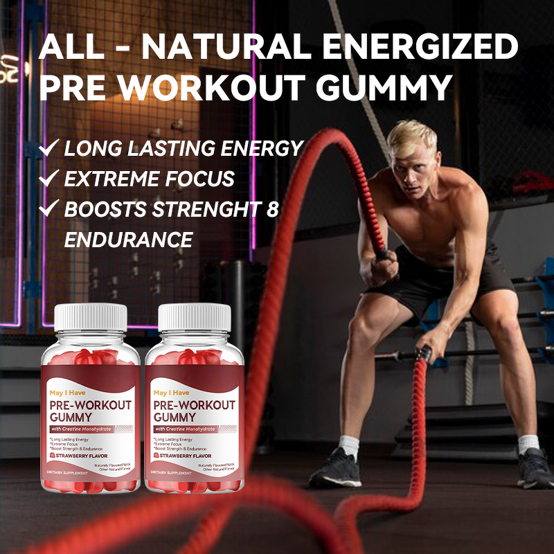 Post Workout Gummies - 100% Organic Private Label Creatine Muscle Builder