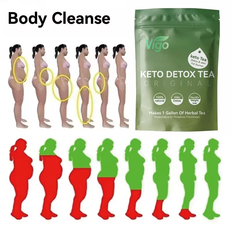 KETO Detox Tea - Vigo Belly Fat Burning Colon Cleanse Slimming Adults